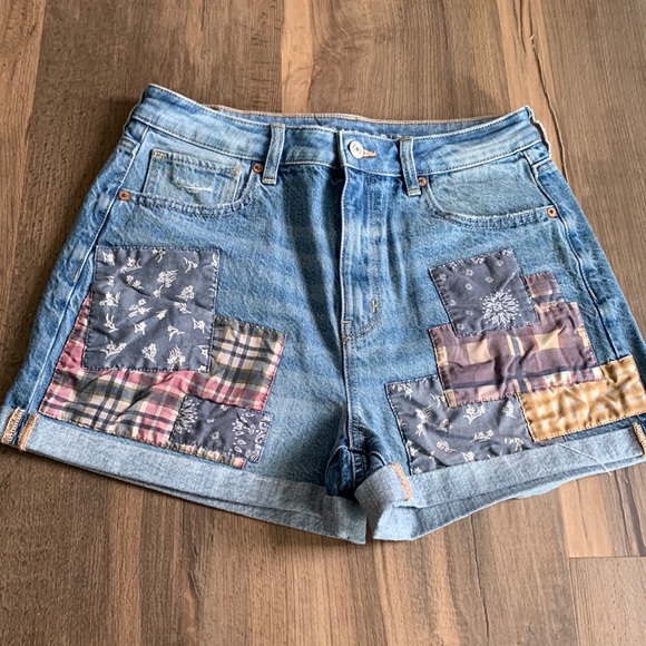 American Eagle Outfitters Pants - American Eagle patchwork shorts NWOT